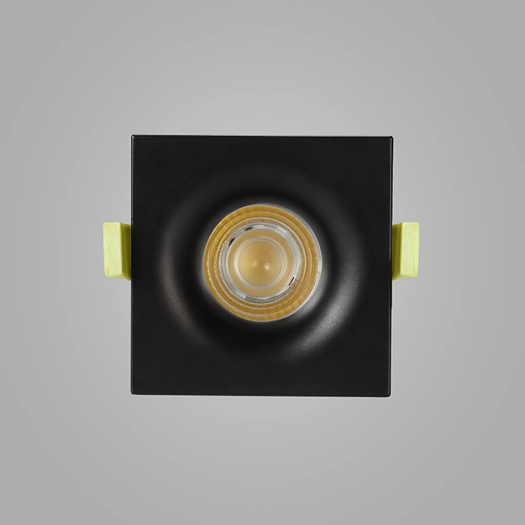 Bruve 12 Tridonic powered 12W 3000K 1200lm 36° LED Engine,300mA , CRI>90 LED Engine Matt Black Fixed Square Recessed Downlight, Inner Glass cover, IP65 DM202500  Dlux Bruve SQ 12 IP65